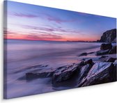 Schilderij -  Watergate Bay in Engeland  , Wanddecoratie , Premium print