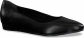 Tamaris Dames Ballerina 1-1-22118-26 003 zwart glanzend smal Maat: 40 EU