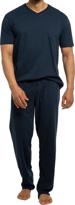 Ammann pyjama t shirt met broek lang Organic Cotton