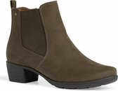 Jana Dames Enkellaars 25375-707 Groen - Wijdte H - Maat 39