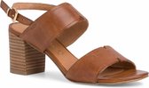 Marco Tozzi Dames Sandaaltje 2-2-28301-26 310 bruin F-breedte Maat: 39 EU