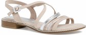 Marco Tozzi Dames Sandaal 2-2-28104-26 435 beige F-breedte Maat: 38 EU