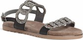 Marco Tozzi Dames Sandaal 2-2-28121-26 098 zwart F-breedte Maat: 38 EU