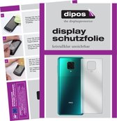 dipos I 2x Beschermfolie helder compatibel met Xiaomi Poco M2 Pro Achterkant Folie screen-protector (expres kleiner dan het glas omdat het gebogen is)