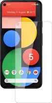 dipos I 2x Pantserfolie helder compatibel met Google Pixel 5 Beschermfolie 9H screen-protector (expres kleiner dan het glas omdat het gebogen is)