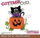 CottageCutz Black Cat with Jack-O-Lantern (CC-811)