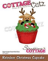 CottageCutz Reindeer Christmas Cupcake (CC-791)