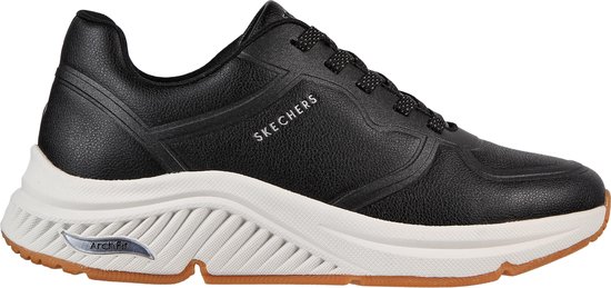 Skechers Arch Fit S-Miles- Mile Makers Dames Sneakers – Black/White – Maat 41