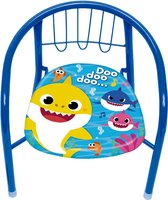 Pinkfong Kinderstoel Baby Shark 36 X 35 X 36 Cm Staal Blauw