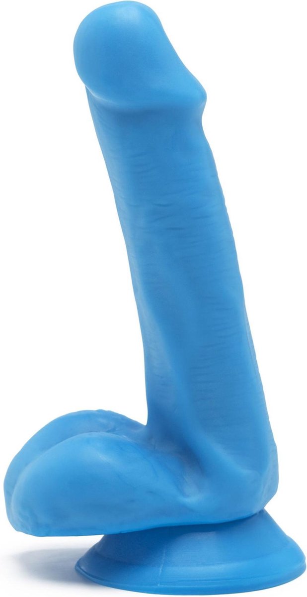 Get Real – Dual Density Dildo met Zuignap en Balzak in Stijlvol Opvallend Ontwerp Verharde Kern - 15 cm – Roze