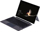Bluetooth toetsenbord geschikt voor Microsoft Surface Pro 3/4/5/6/7 - QWERTY - Bluetooth Toetsenbord Cover - Met touchpad en toetsenbord verlichting - Zwart