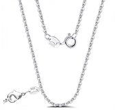 Jasseron- Basis Halsketting- Zilver- 40 cm- 2 mm- Charme Bijoux