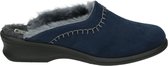 Rohde 2510 - Volwassenen Dames pantoffels - Kleur: Blauw - Maat: 41