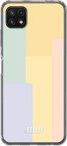 6F hoesje - geschikt voor Samsung Galaxy A22 5G -  Transparant TPU Case - Springtime Palette #ffffff
