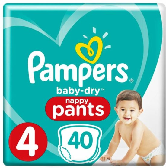 Interessant Misbruik aangrenzend Pampers - Baby Dry Pants - Luiers Maat 4 (9-15 kg) - 40 stuks | bol.com