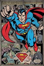 SUPERMAN - Poster 61X91 - Comic Montage