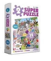 2 Süper Puzzle Nasrettin Hoca Keloğlan 32 Parça