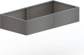 MySteel Verzinkt staal plantenbak Texas xxl 2000x1000   - Hoogte: 400mm