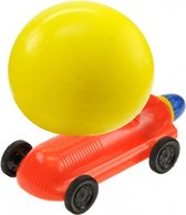 ballonracewagen junior 6 cm rood/geel