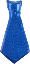stropdas unisex metallic blauw 30 cm