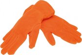 handschoenen Promo fleece oranje maat M/L