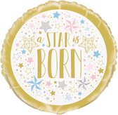 folieballon Twinkle Star 45 cm goud