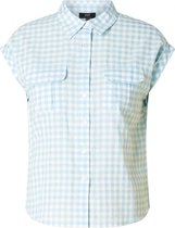 YESTA Latifa Blouse - Heaven Blue/White - maat X-0(44)