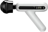 Mini Portable USB Oplaadbaar Elektrisch Fascia Gun Spier 12-speed Verstelbare LCD Touch Screen Massage Gun-Geen