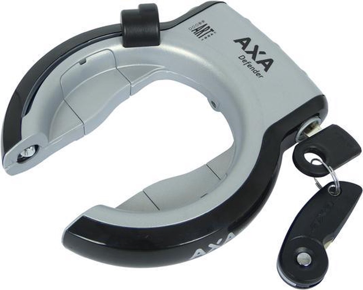 Axa ringslot Defender zilver/zwart - ASL556650975 bol.com