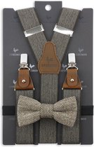 Zwaaien Politiek Ingenieurs We Love Ties - Mini-me bretels - 100% made in NL, set buck burgundy - mauve  | bol.com