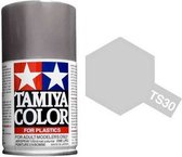 Tamiya TS-30 Silver - Metallic - Gloss - Acryl Spray - 100ml Verf spuitbus