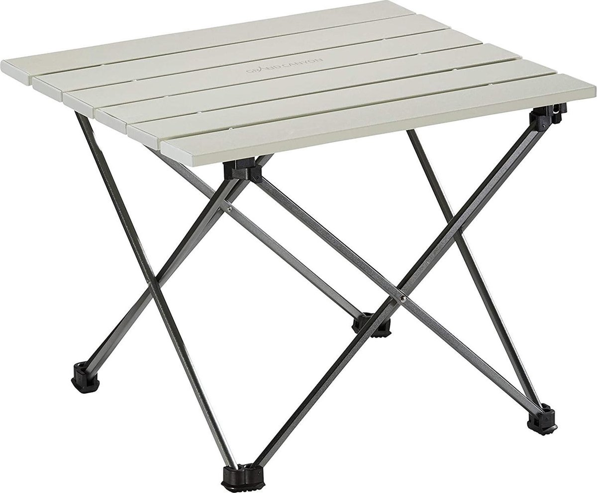campingtafel -grande canyon tucket tafel mini camping tafel aluminium zilver - (WK 02123)