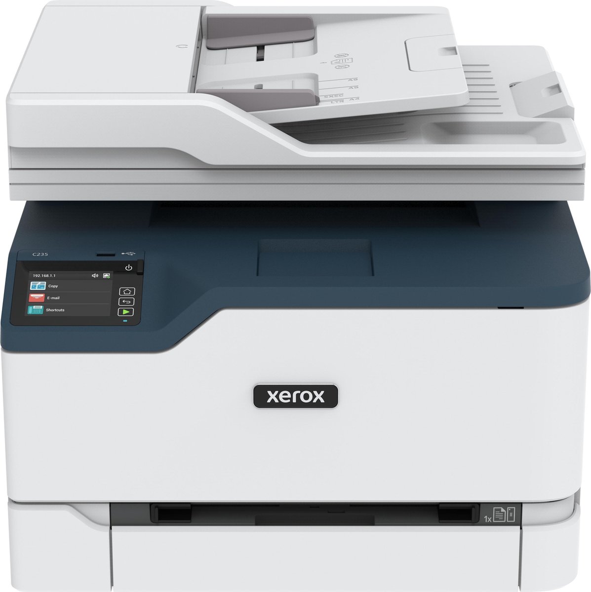 Xerox C235 A4 22ppm Wireless Duplex Copy/Print/Scan/Fax PS3 PCL5e/6 ADF 2 Trays Total 251 Sheets
