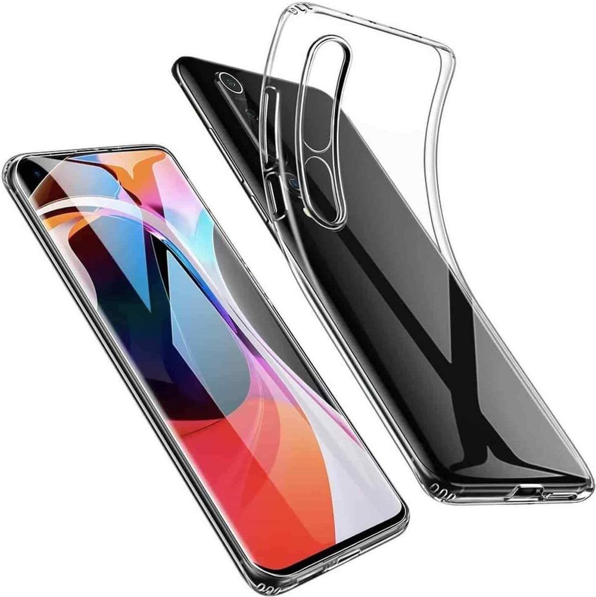 Silicone hoesje Geschikt voor: Xiaomi Mi 10 Pro - transparant
