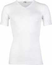 Beeren T-Shirt - V- Hals - Wit - Extra Lang - XL