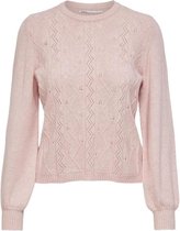 Only Trui Onlkatia L/s Pullover Cc Knt 15231265 Sepia Rose/w. Melange Dames Maat - L