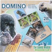 houten domino dieren 28-delig