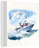 Peintures Toile Bateau - Vogel - Water - Mer - 20x20 cm - Décoration murale