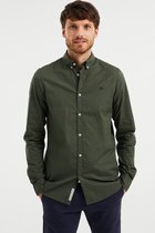 WE Fashion Heren tall fit overhemd met ruitdessin
