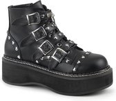 Demonia Plateau Laarzen -40 Shoes- EMILY-315 US 10 Zwart