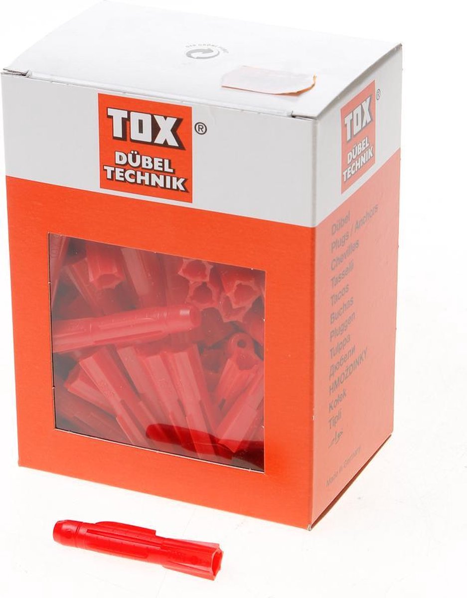 Plug Tox-Tri 8x51mm - rood