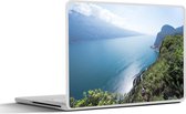 Laptop sticker - 11.6 inch - Gardameer - Water - Kust - 30x21cm - Laptopstickers - Laptop skin - Cover