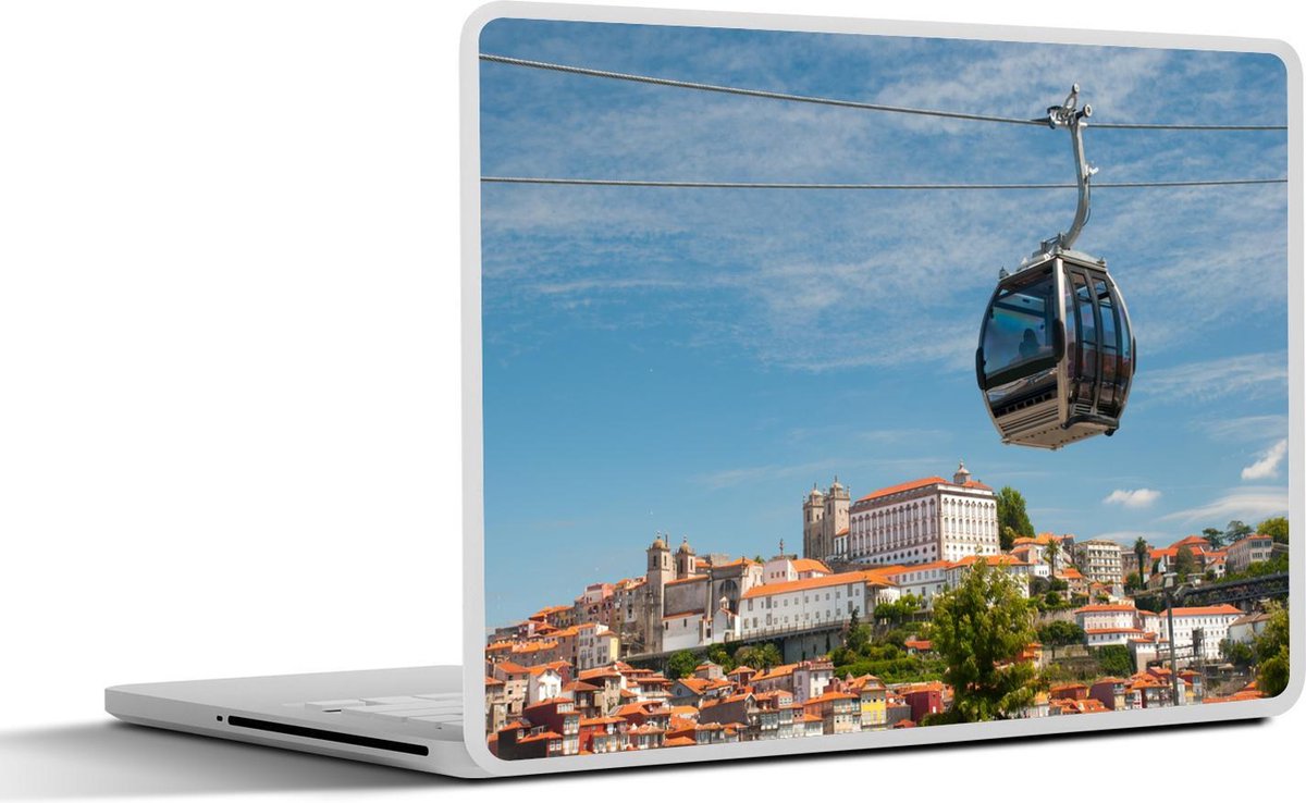 Afbeelding van product SleevesAndCases  Laptop sticker - 13.3 inch - Kabelwagen met Porto City