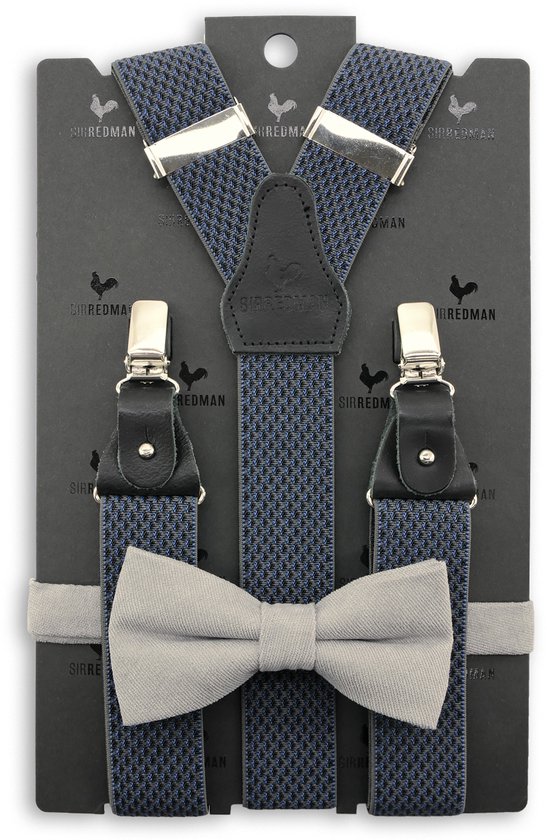 Sir Redman de bretelles Sir Redman Elegance, gris / bleu