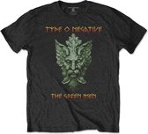 Type O Negative Heren Tshirt -L- Green Man Zwart