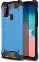 Armor Hybrid Samsung Galaxy M51 Hoesje - Blauw