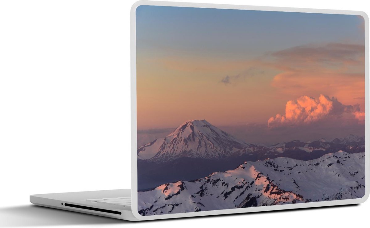 Afbeelding van product SleevesAndCases  Laptop sticker - 15.6 inch - De zon verlicht het berglandschap van het Nationaal park Sierra Nevada in de VS