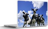 Sticker pour ordinateur portable - 15,6 pouces - Vache - Air - Animaux