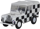 OXFORD Land Rover SERIES 1 80" CANVAS RAF TRIPOLI DESERT RESCUE TEAM schaalmodel 1:76