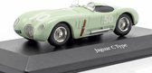 Jaguar C Tijpe 1952 (wit)1/43 Atias